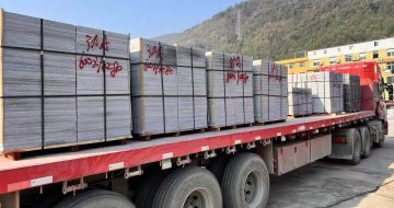 鄂尔多斯 芝麻灰地铺石出货日常