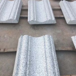 鄂尔多斯 白麻花岗岩光面别墅线条