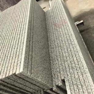 鄂尔多斯 白麻荔枝面花岗岩楼梯踏步