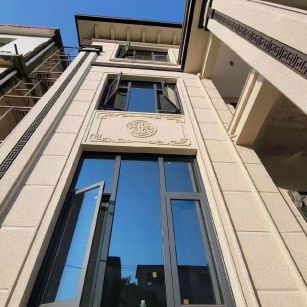 鄂尔多斯 黄金麻荔枝面别墅外墙干挂效果展示