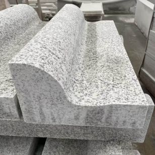 鄂尔多斯 白麻花岗岩S型路沿石，路侧石，马路牙子等