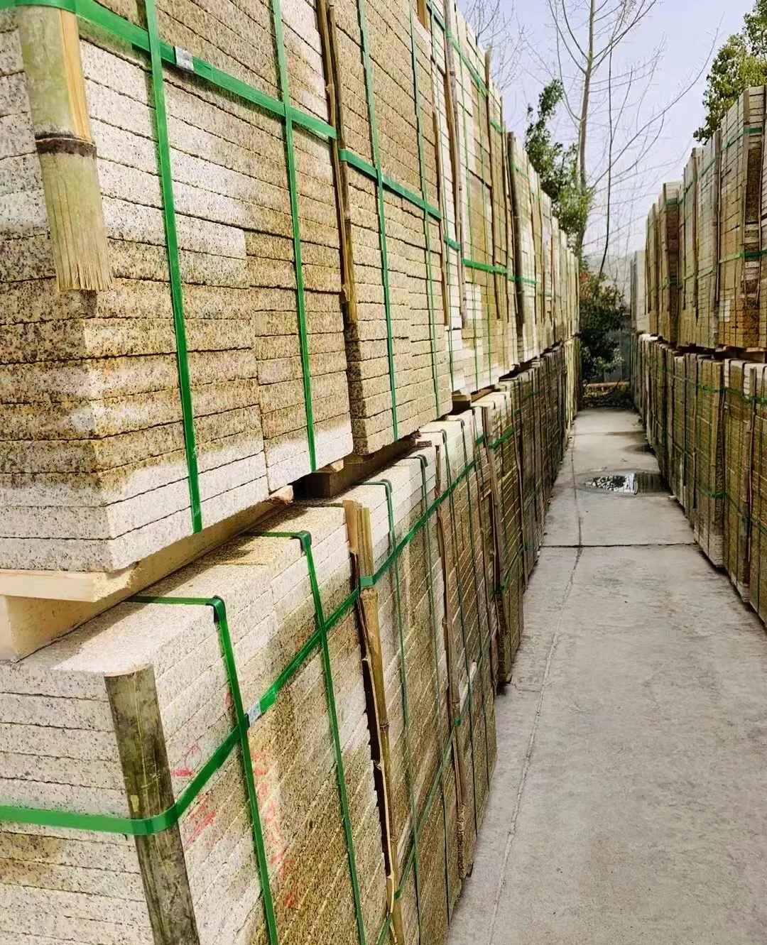 鄂尔多斯 黄金麻花岗岩荔枝面地铺石