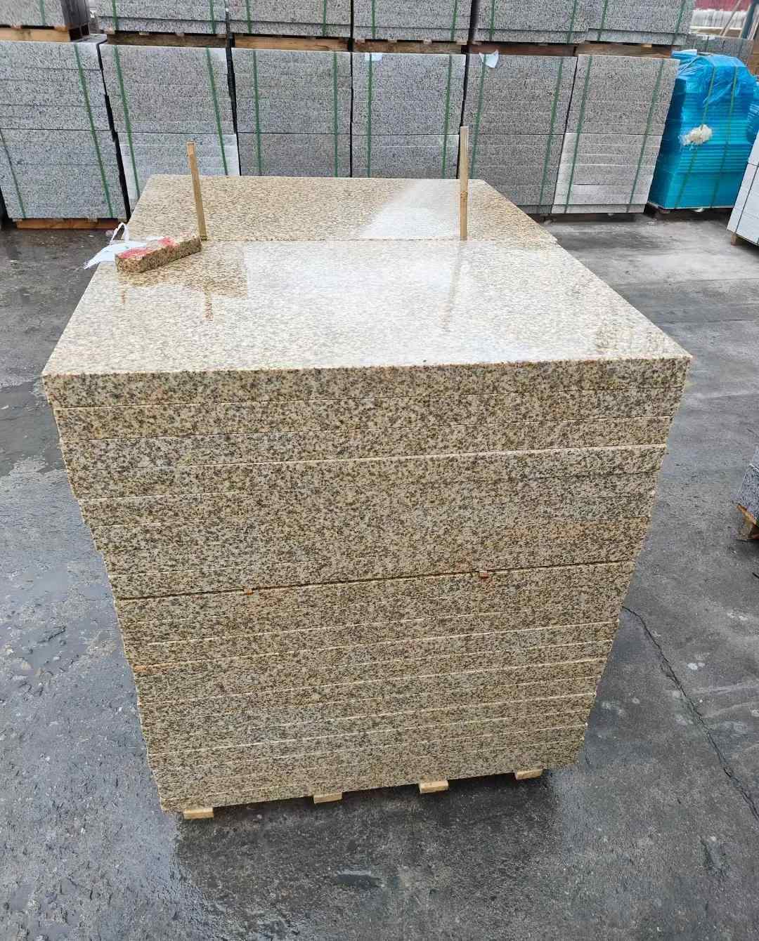 鄂尔多斯 湖北黄金麻花岗岩石材荔枝面外墙石材