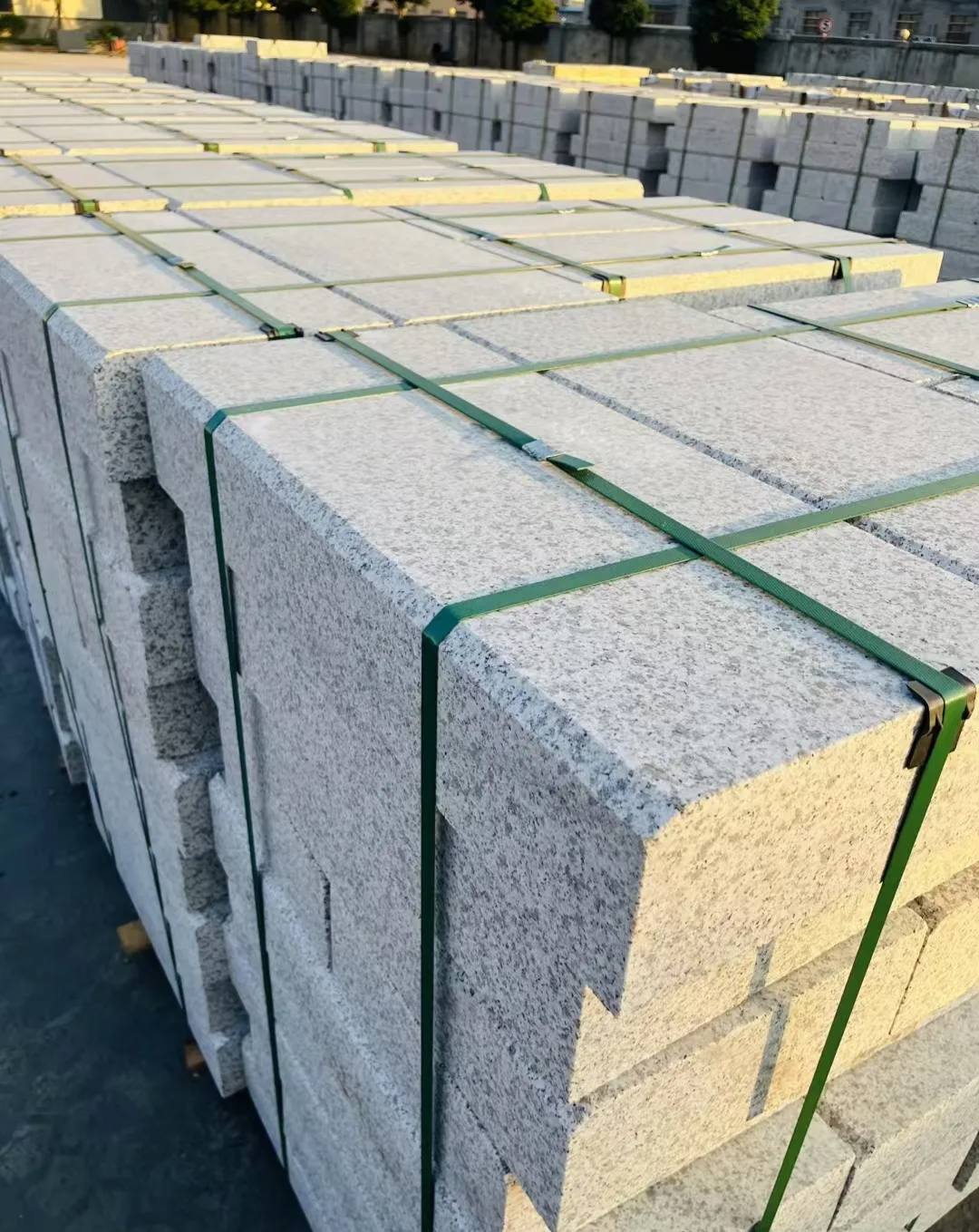 鄂尔多斯 白麻花岗岩路沿石，马路牙子，路缘石，平石，立缘石等