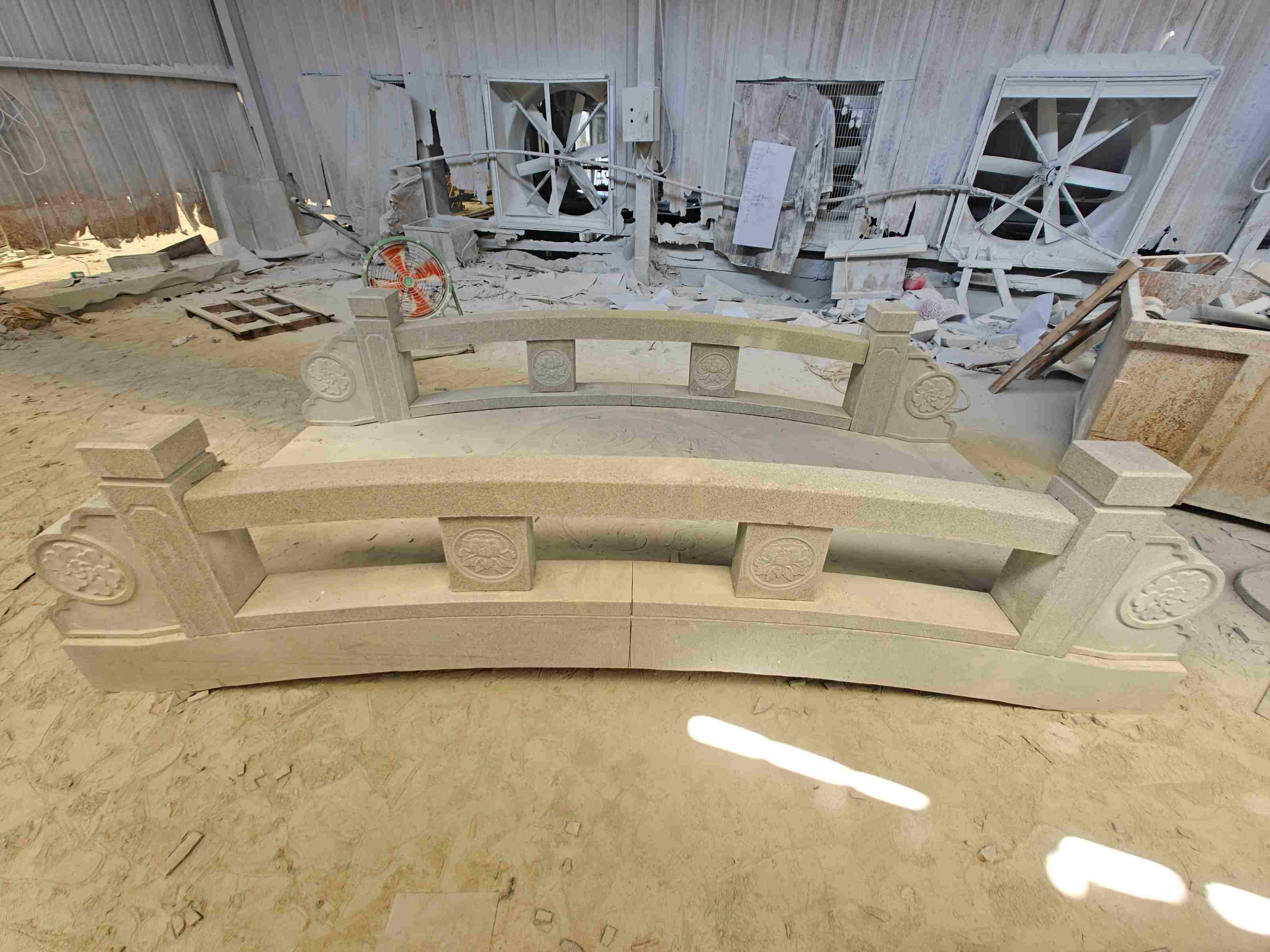 鄂尔多斯 芝麻灰花岗岩异形加工-拱桥，石桥