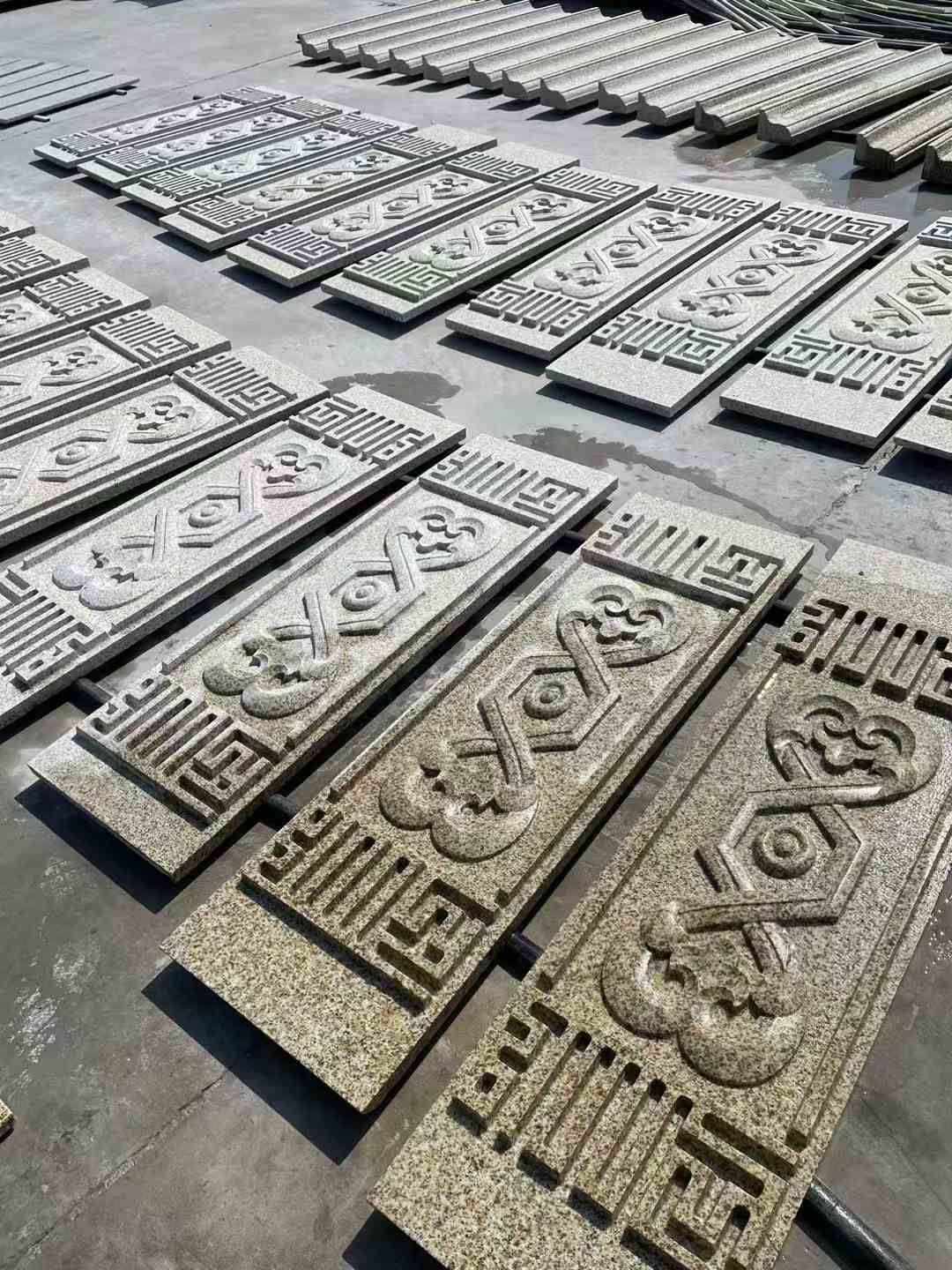 鄂尔多斯 黄金麻花岗岩外墙雕刻板